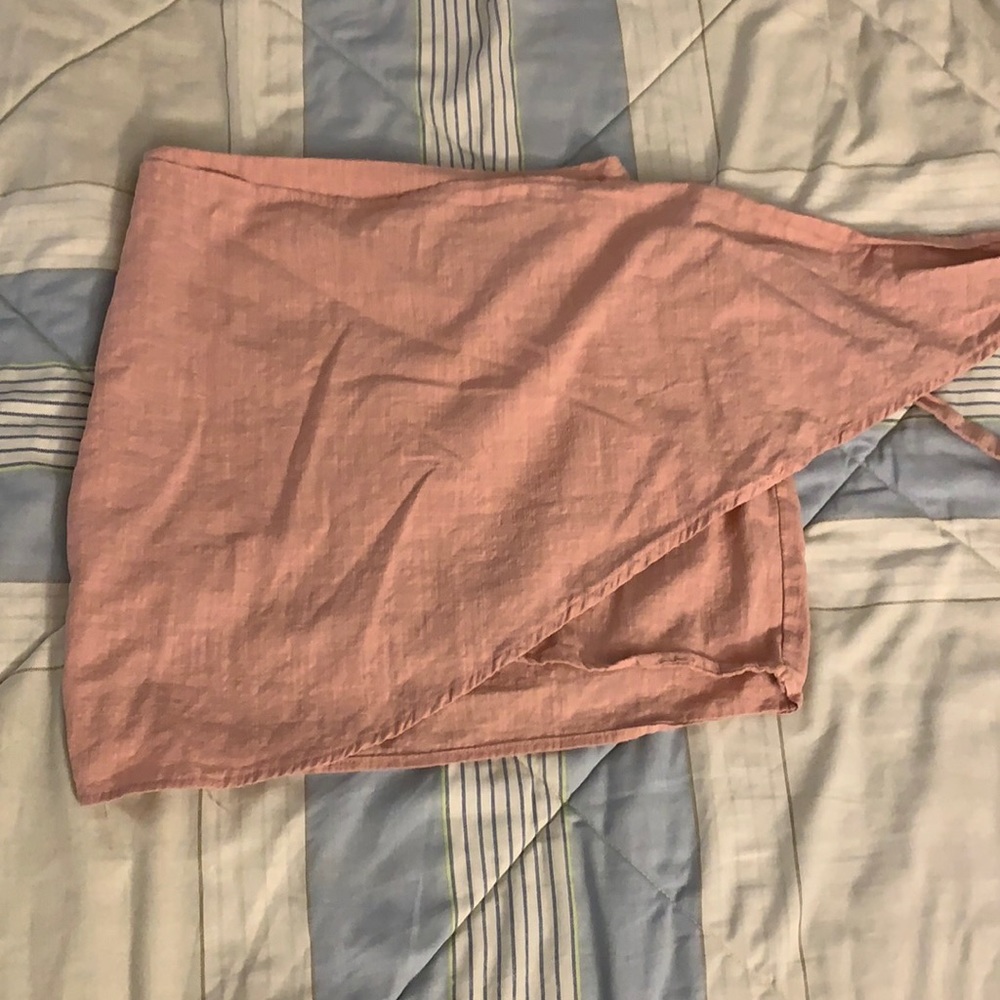 SHEIN Self-tie Mini Wrap Skirt